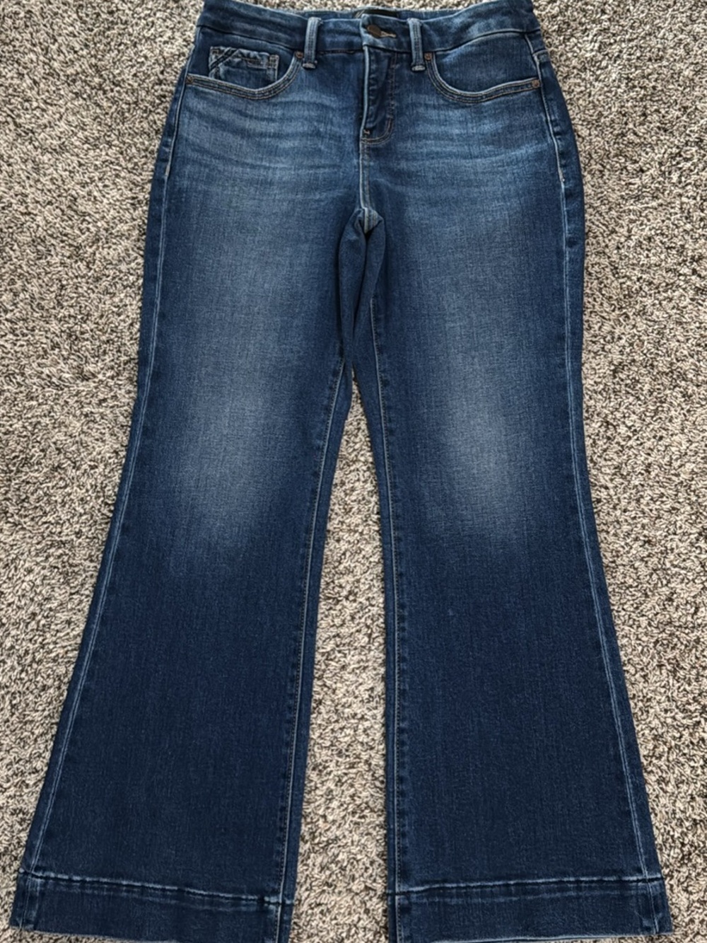 Buckle Black Fit No. 23 Dark Blue Wide Leg Jeans